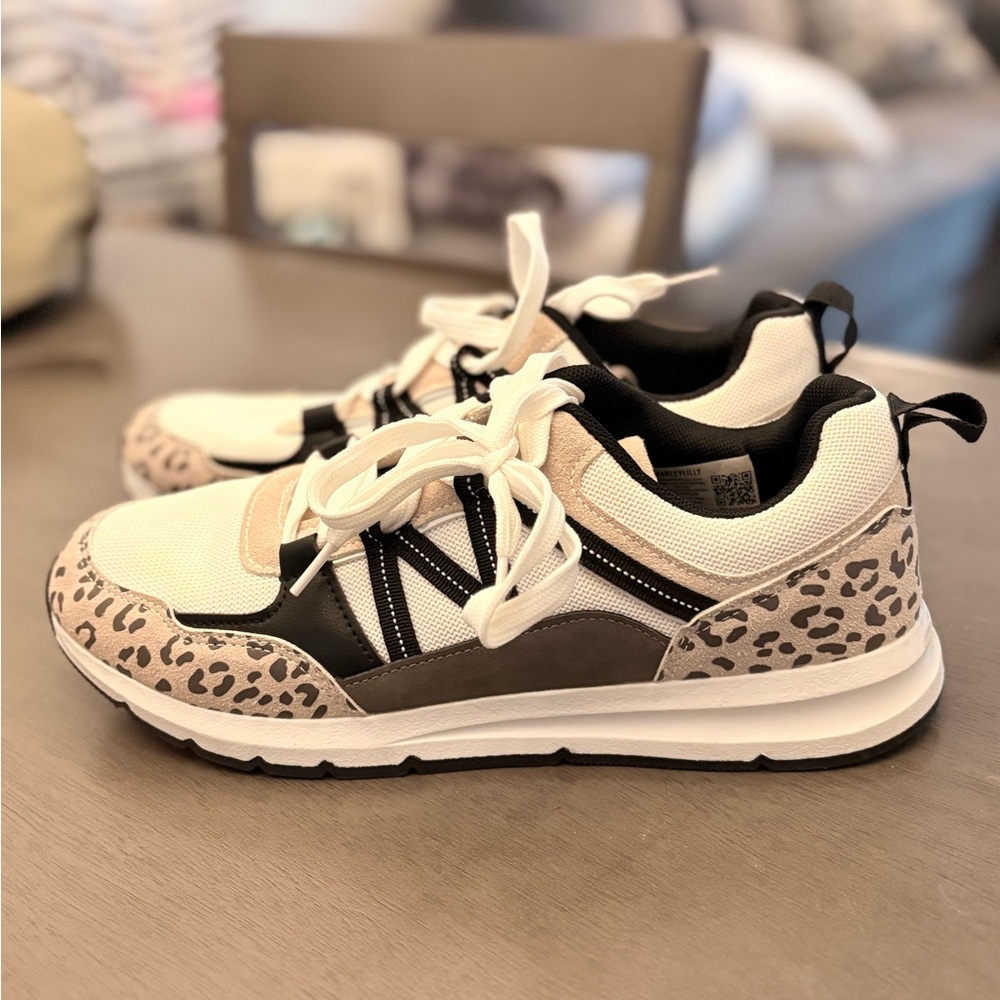 Cheetah print sneakers